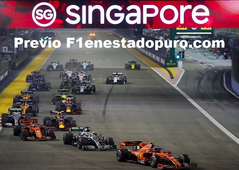 Horarios para el Gran Premio de Fórmula 1 Singapur circuito de Marina Bay / Previo