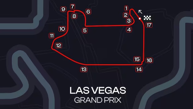 Vídeo de una vuelta virtual por Las Vegas con Landon Norris / Previo de Fórmula 1