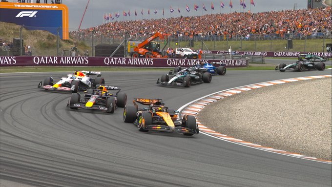 Una carrera bastante impredecible; Debacle de Ferrari, rotura de Norris y Hadjar se estrena en el podio, entre otros / Crónica F1 Paises Bajos