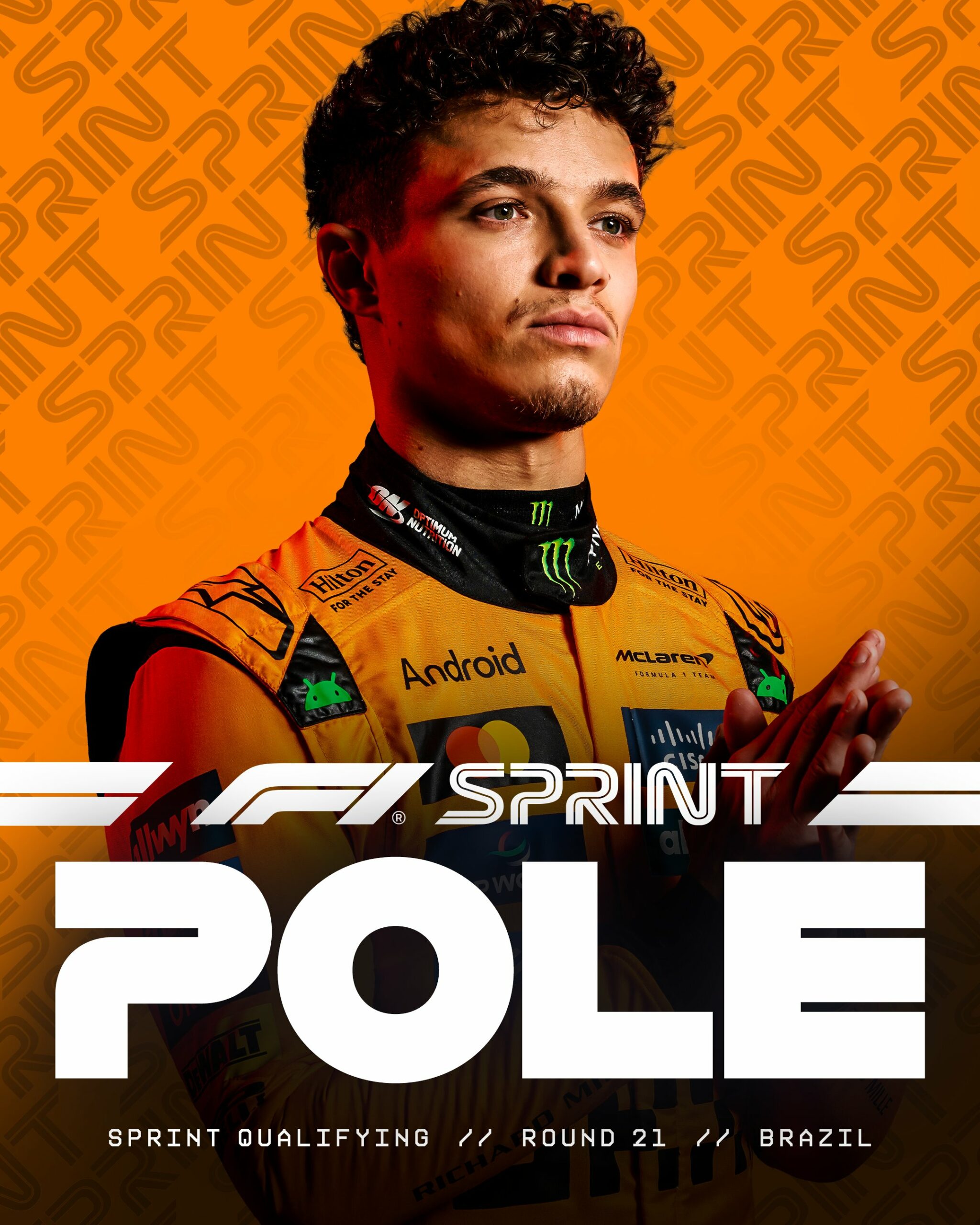 Norris se lleva la Pole del Sprint en Brasil tras una clasificación vibrante – Clasificación Sprint Gran Premio de Fórmula 1 Brasil circuito Interlagos / Crónica