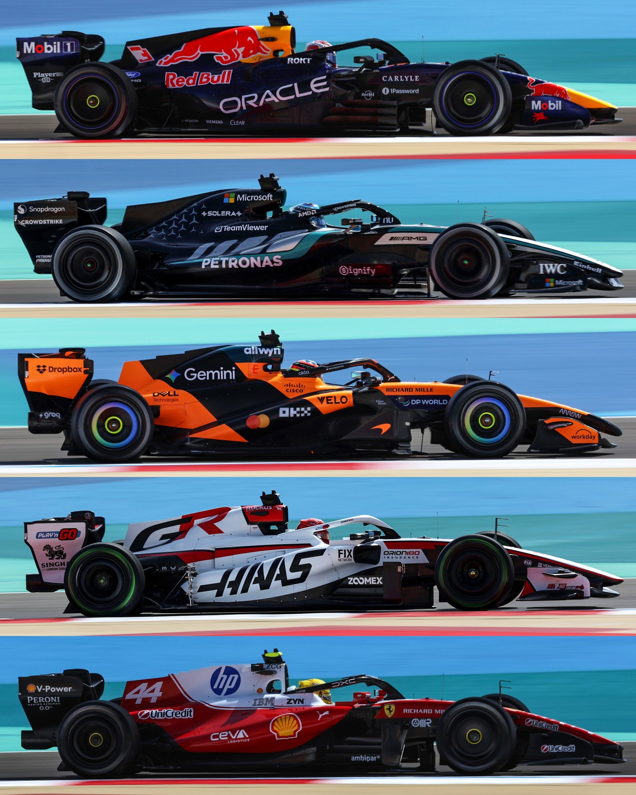 Norris supera a Verstappen y Leclerc / Crónica dia 1 de test pretemporada F1 Bahréin