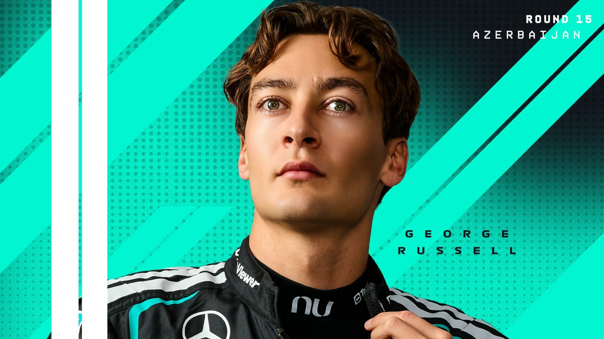 Exhibición de Russell para lograr la Pole en Bakú con un Antonelli en los muros / Tiempos y crónica Clasificación GP Azerbaiyán